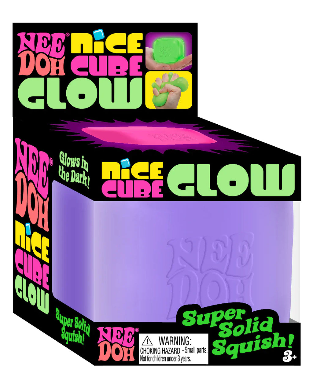 NeeDoh Glow Nice Cube