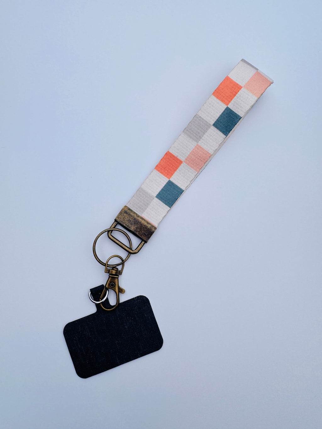 Canvas Wrist Phone Keychain Lanyard