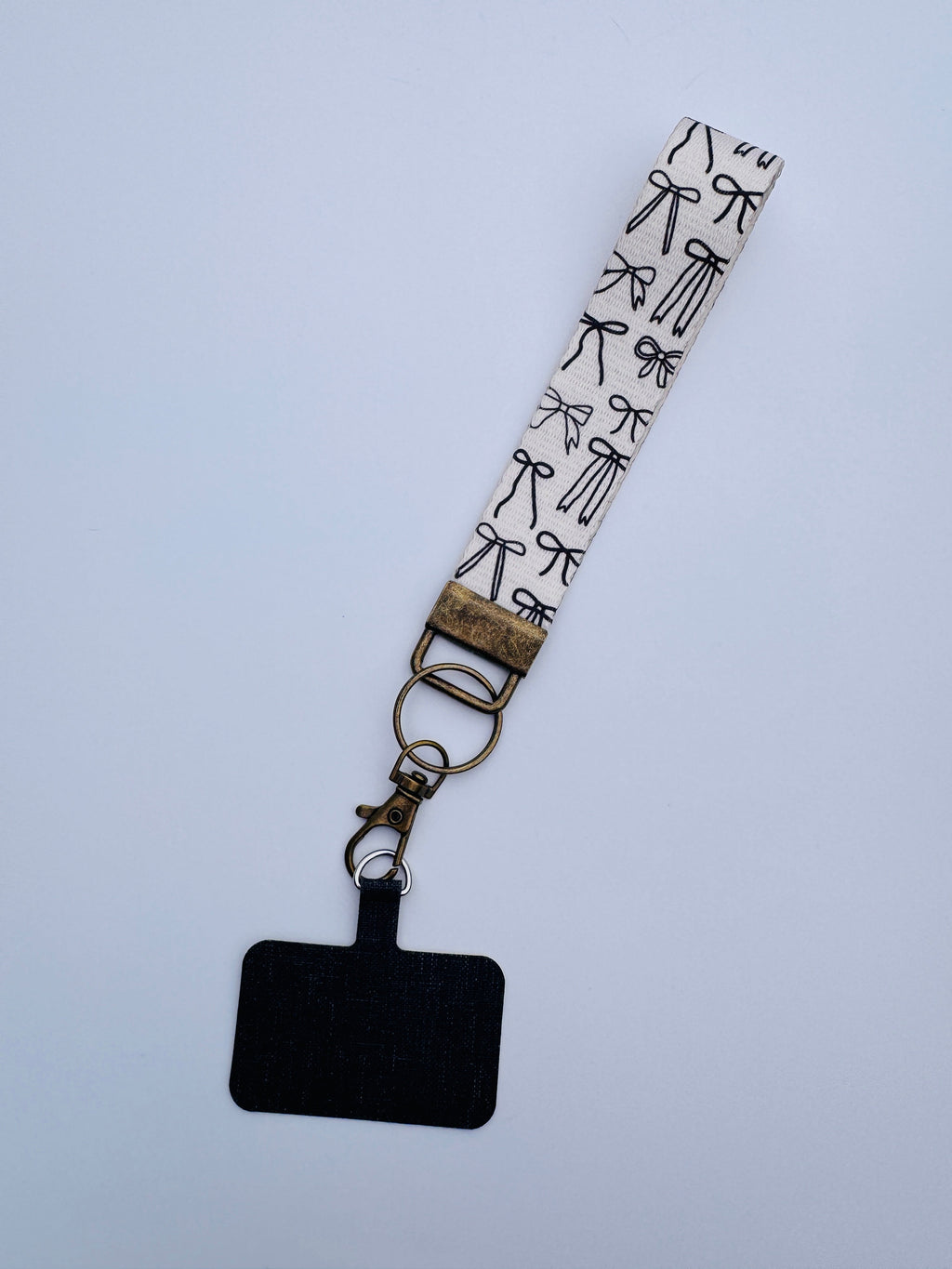 Canvas Wrist Phone Keychain Lanyard