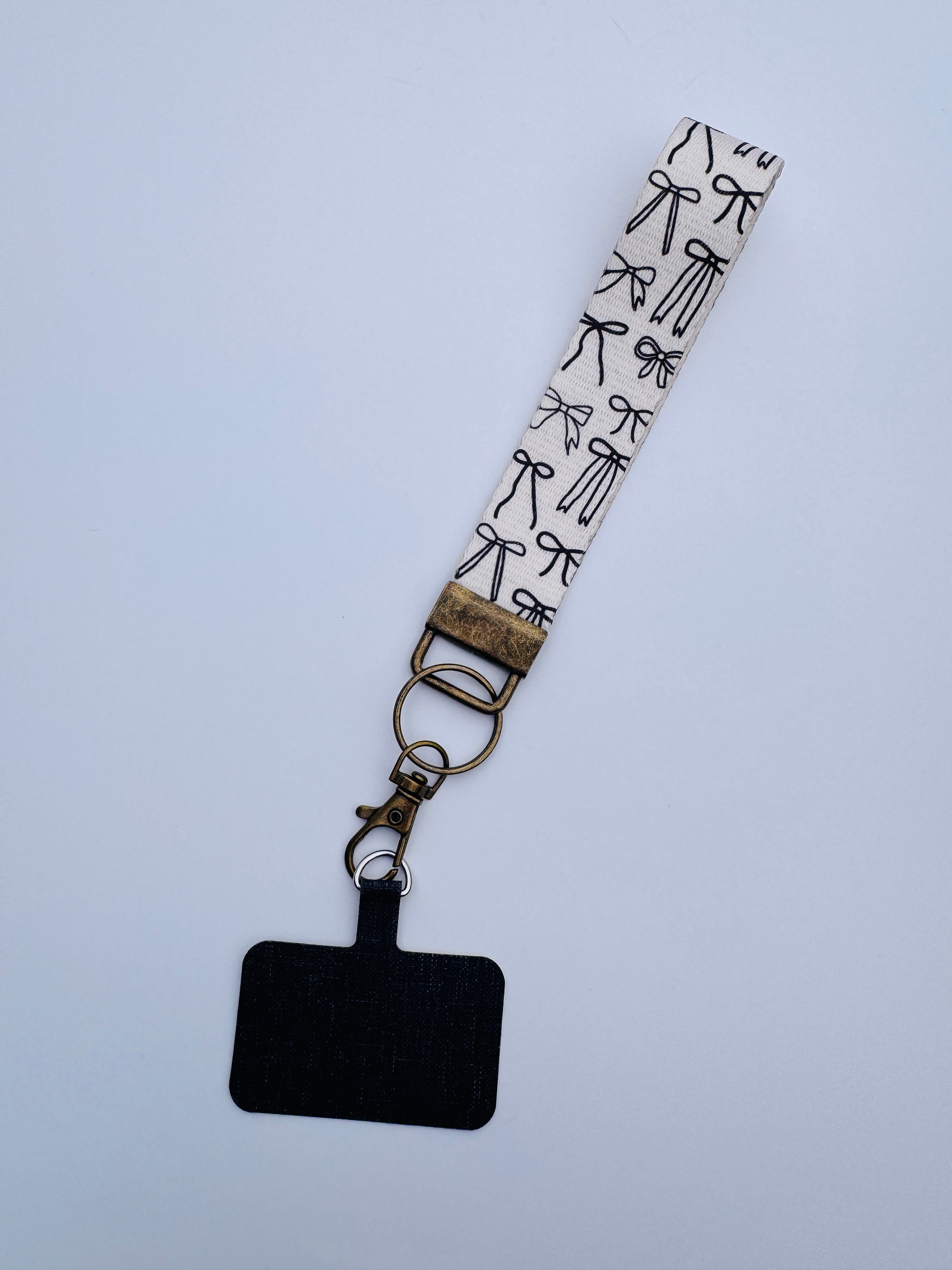 Canvas Wrist Phone Keychain Lanyard