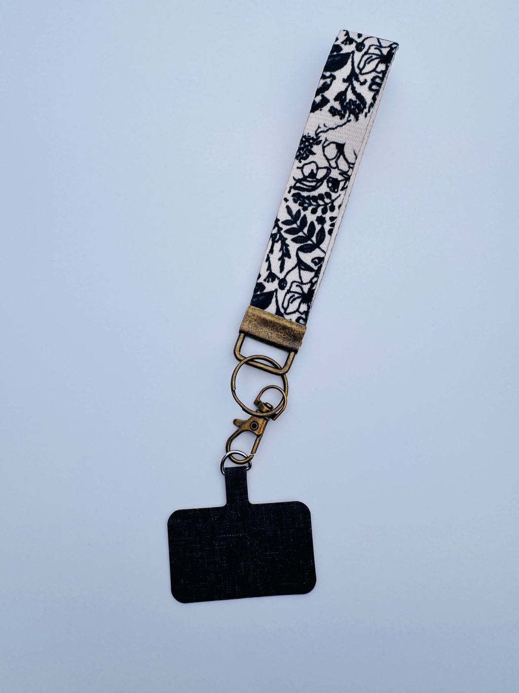 Canvas Wrist Phone Keychain Lanyard