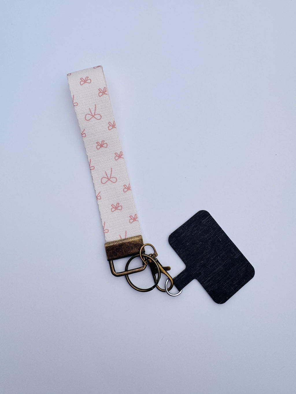 Canvas Wrist Phone Keychain Lanyard
