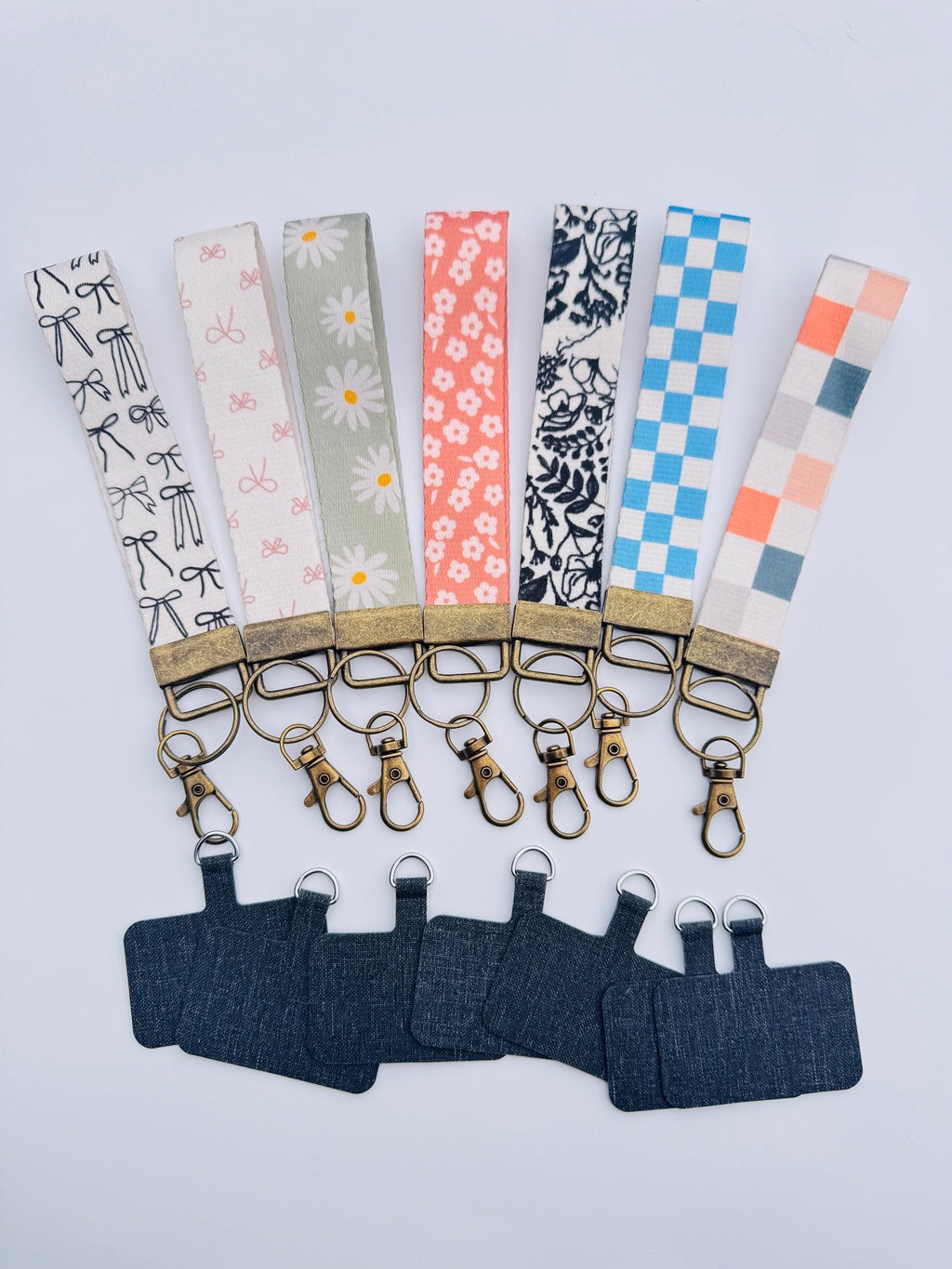 Canvas Wrist Phone Keychain Lanyard