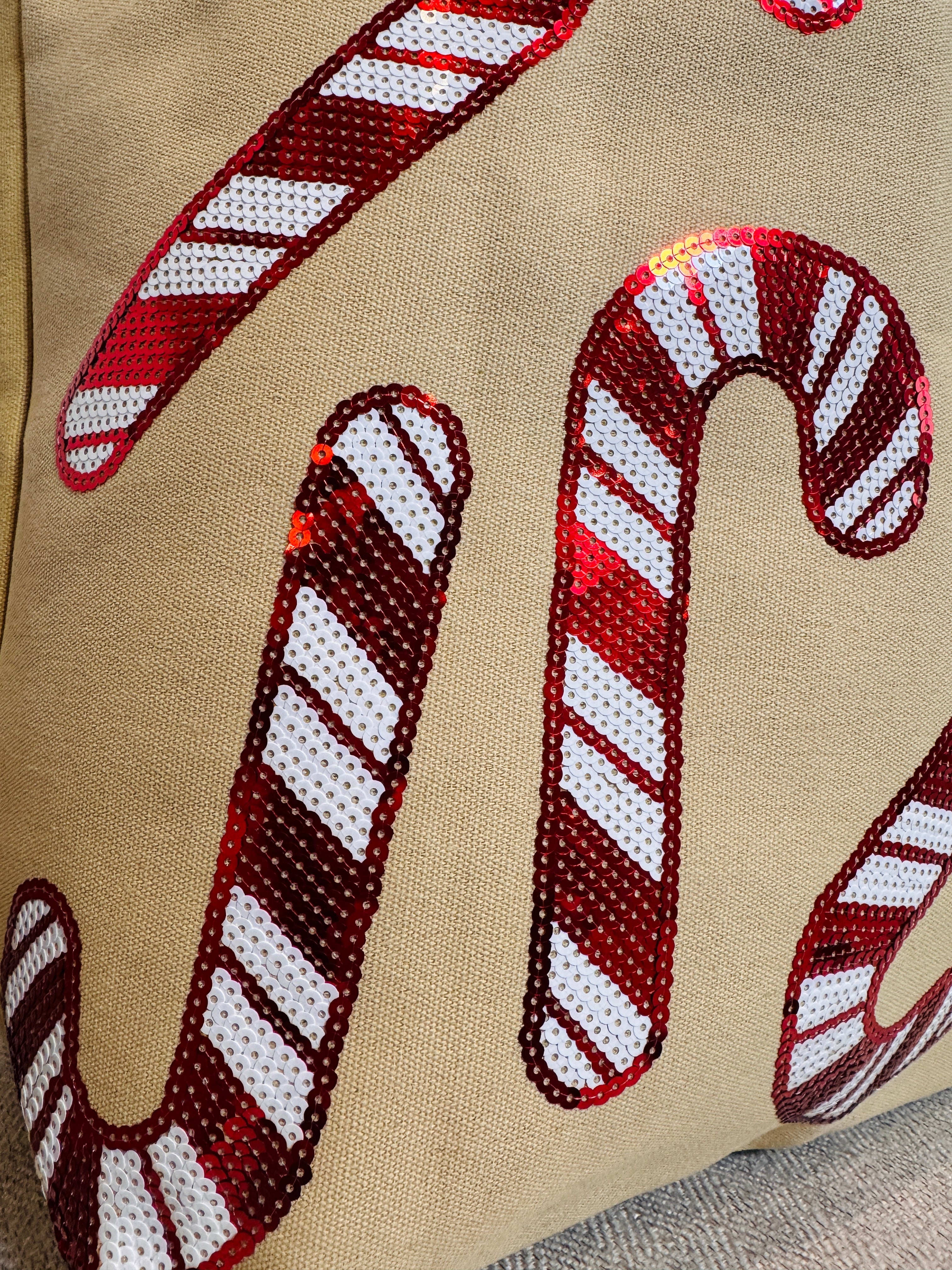 Candy Cane Sparkle Tote