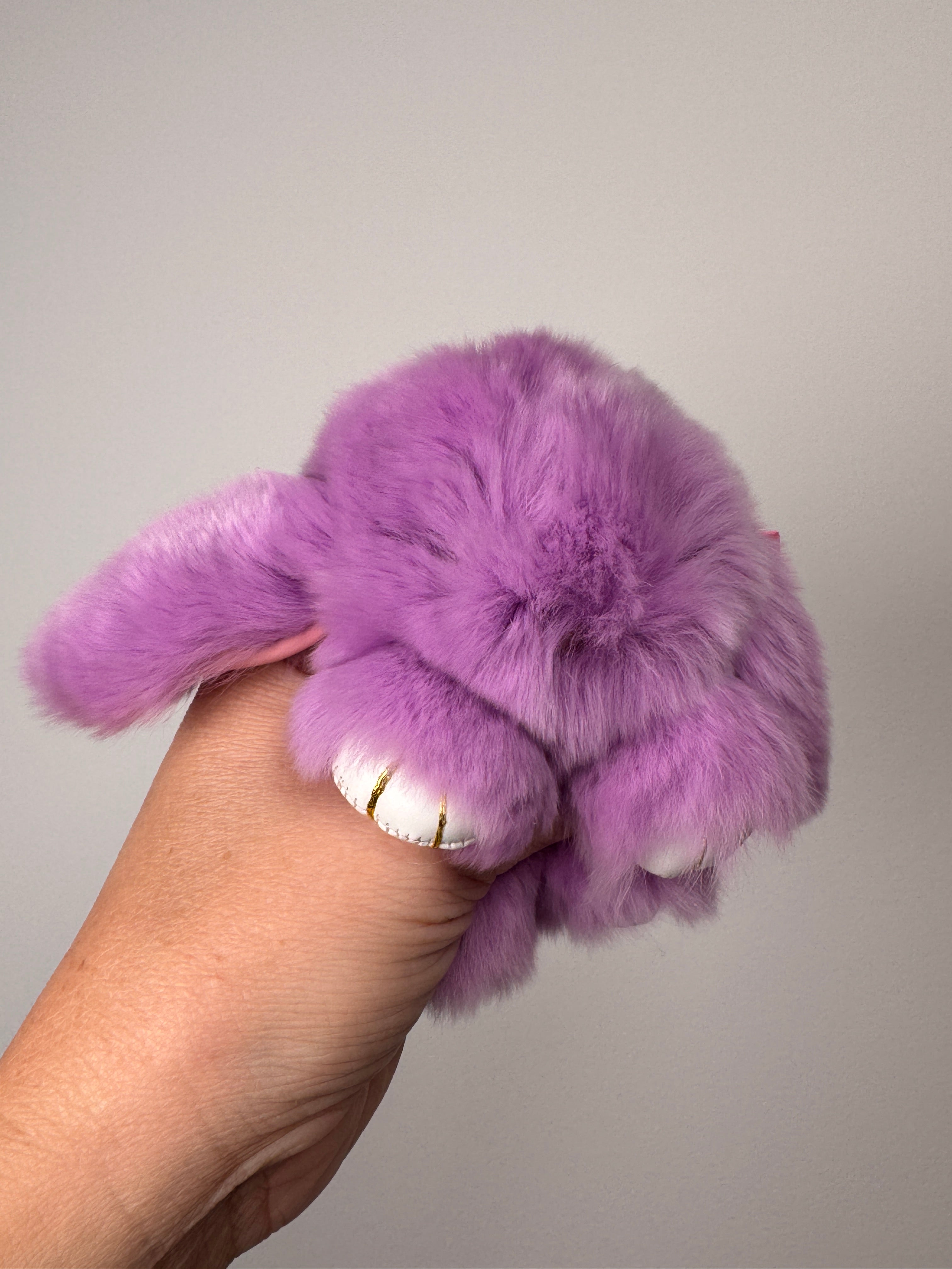 Fuzzy Wuzzy Bunny Keychain