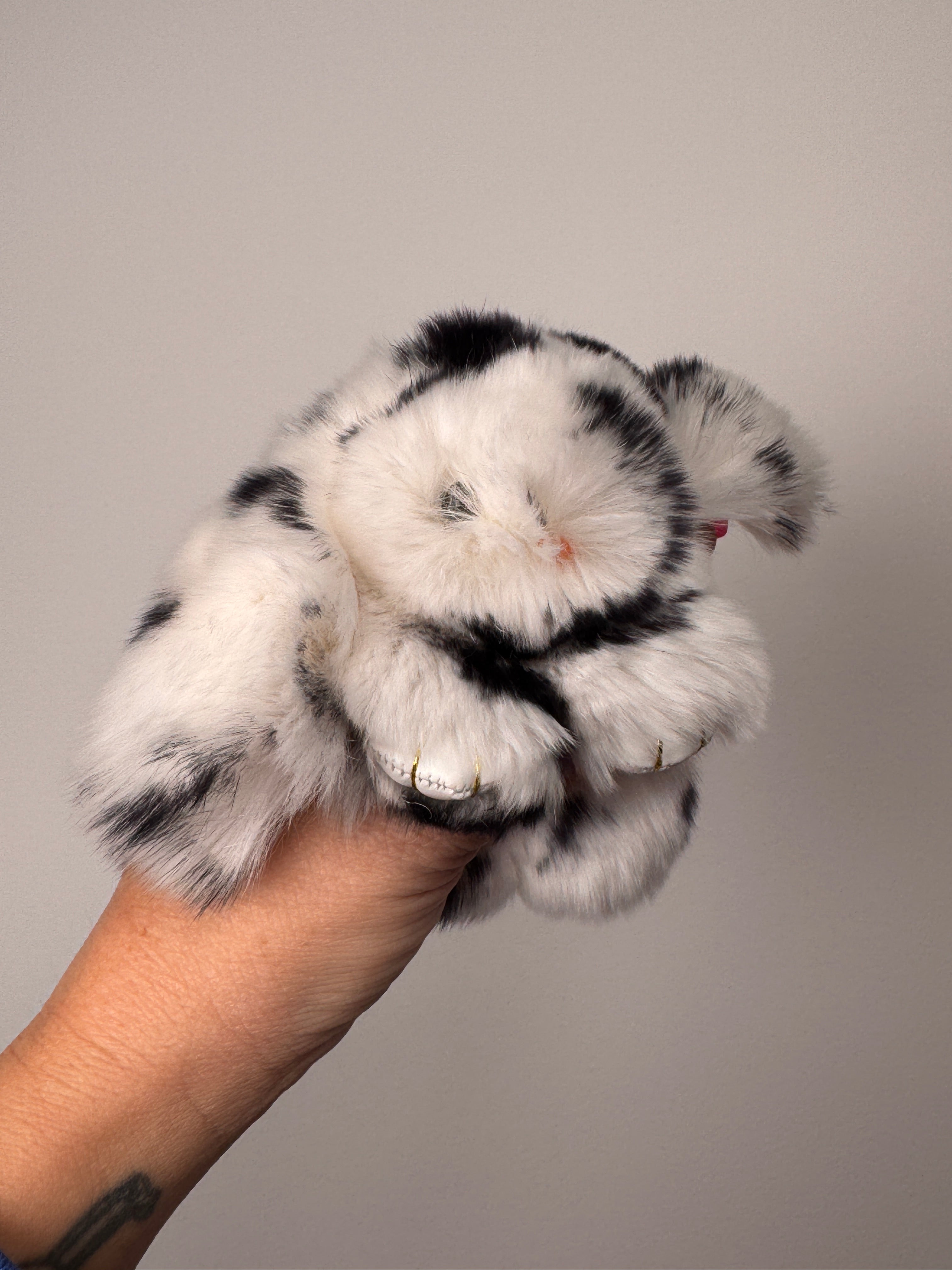 Fuzzy Wuzzy Bunny Keychain