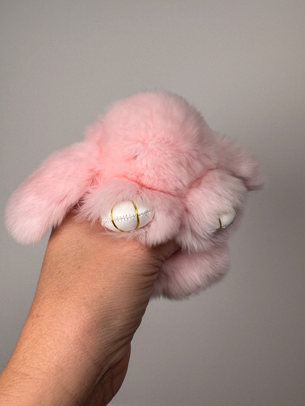 Fuzzy Wuzzy Bunny Keychain