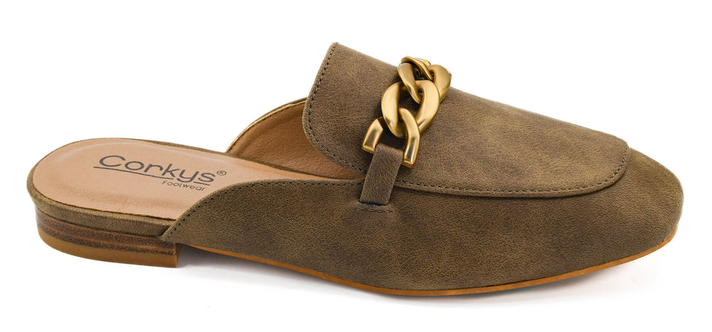 Corkys Keepsake Mule in Tan