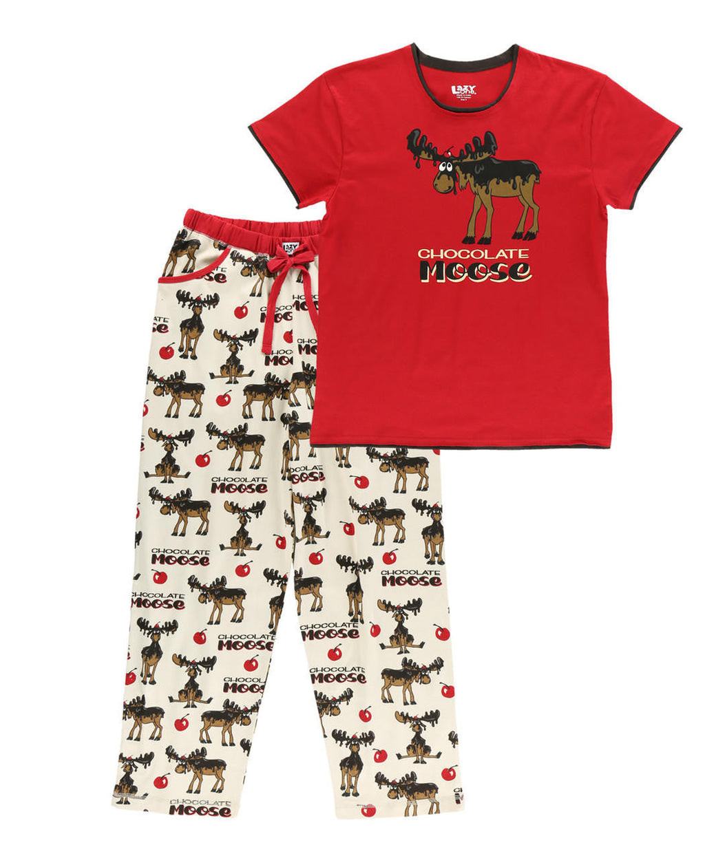 Lazy One Chocolate Moose PJ Pant Set