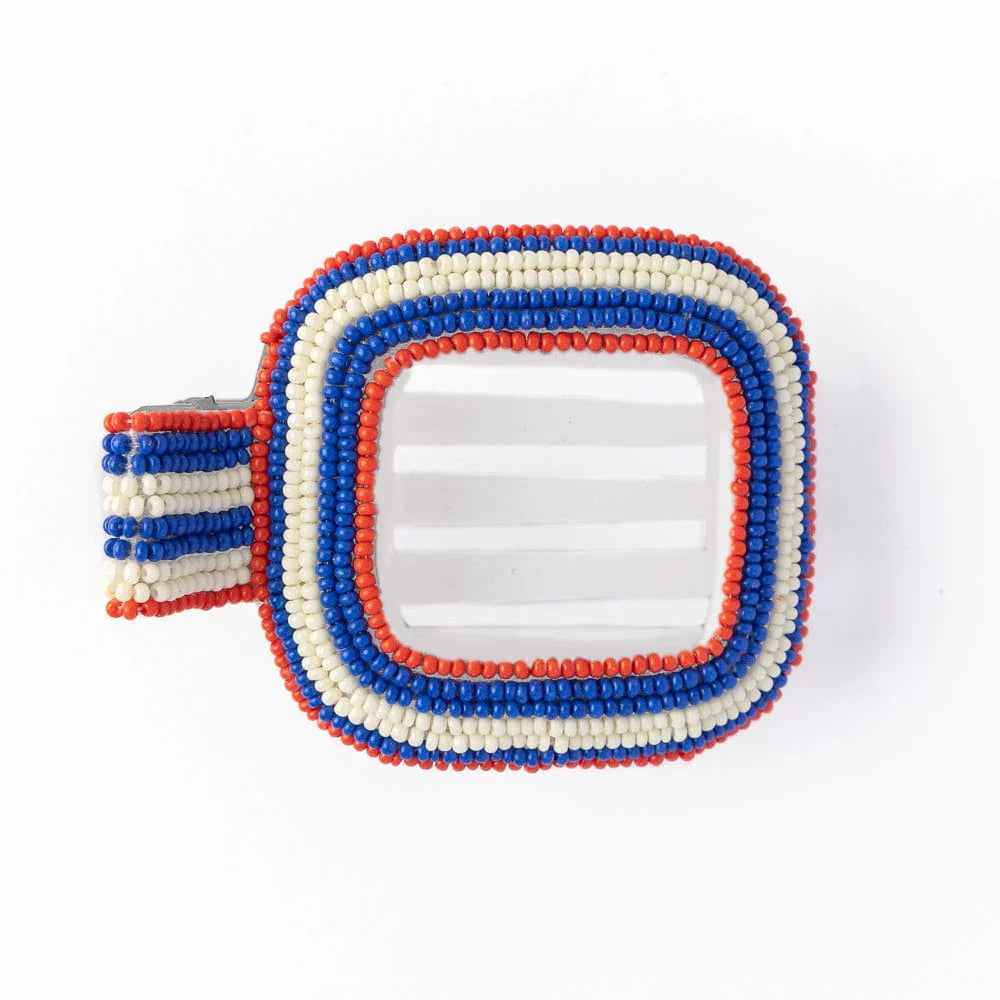 Charlotte Stripe Flat Hair Clip