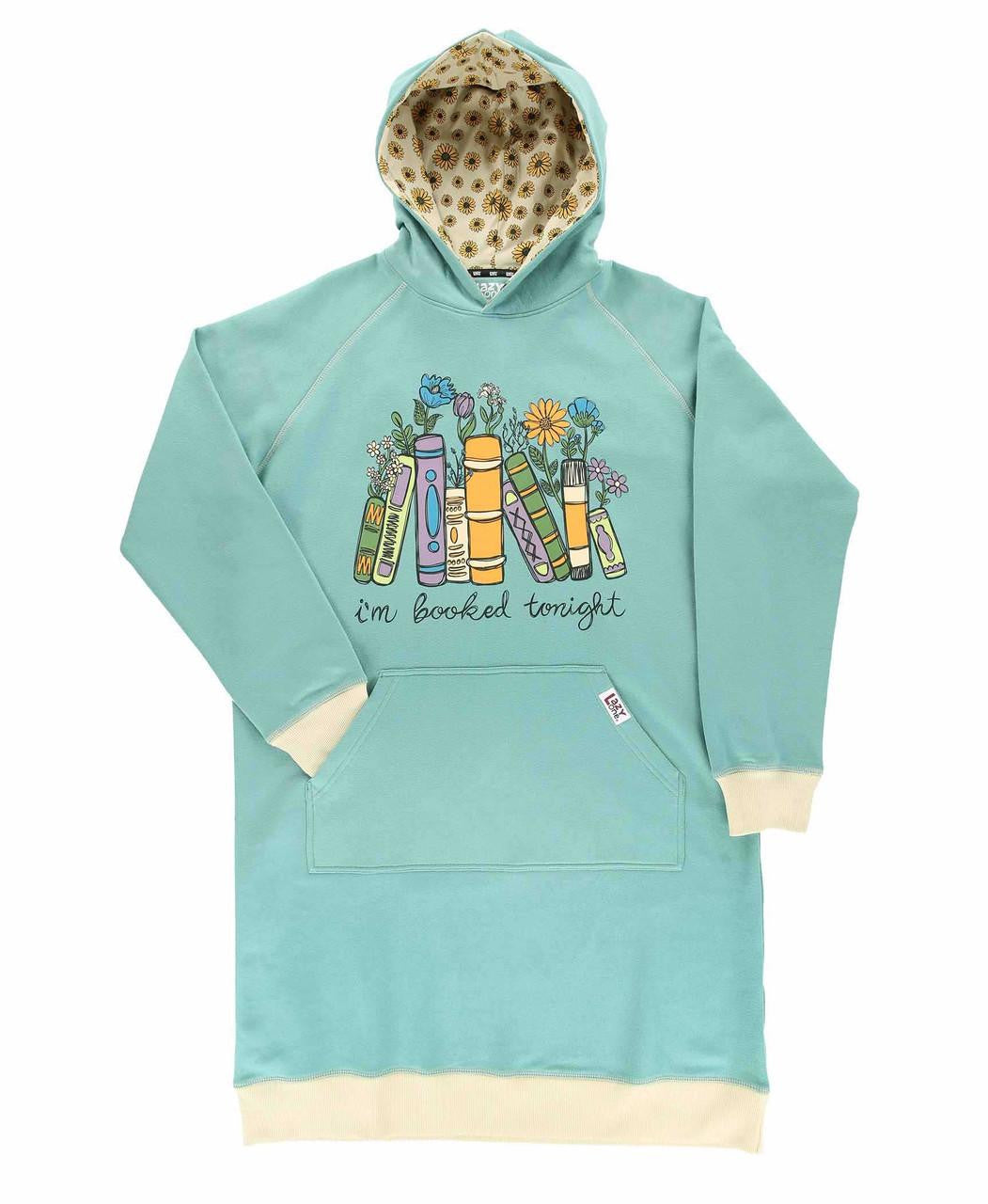 Booked Tonight Sleep Hoodie – Cozy Reading Hoodie by Lazy One