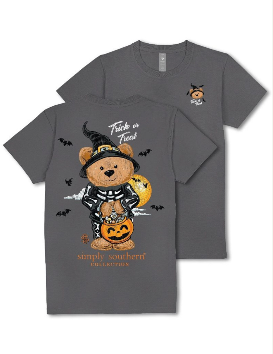 Trick Or Treat Teddy - Simply Southern Tee