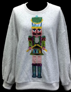 Jolly Holiday Nutcracker Sweatshirt