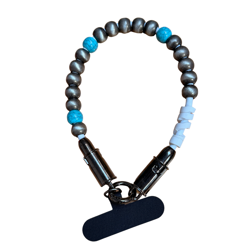 Buttercup Beaded Phone Charging Wristlet Strap