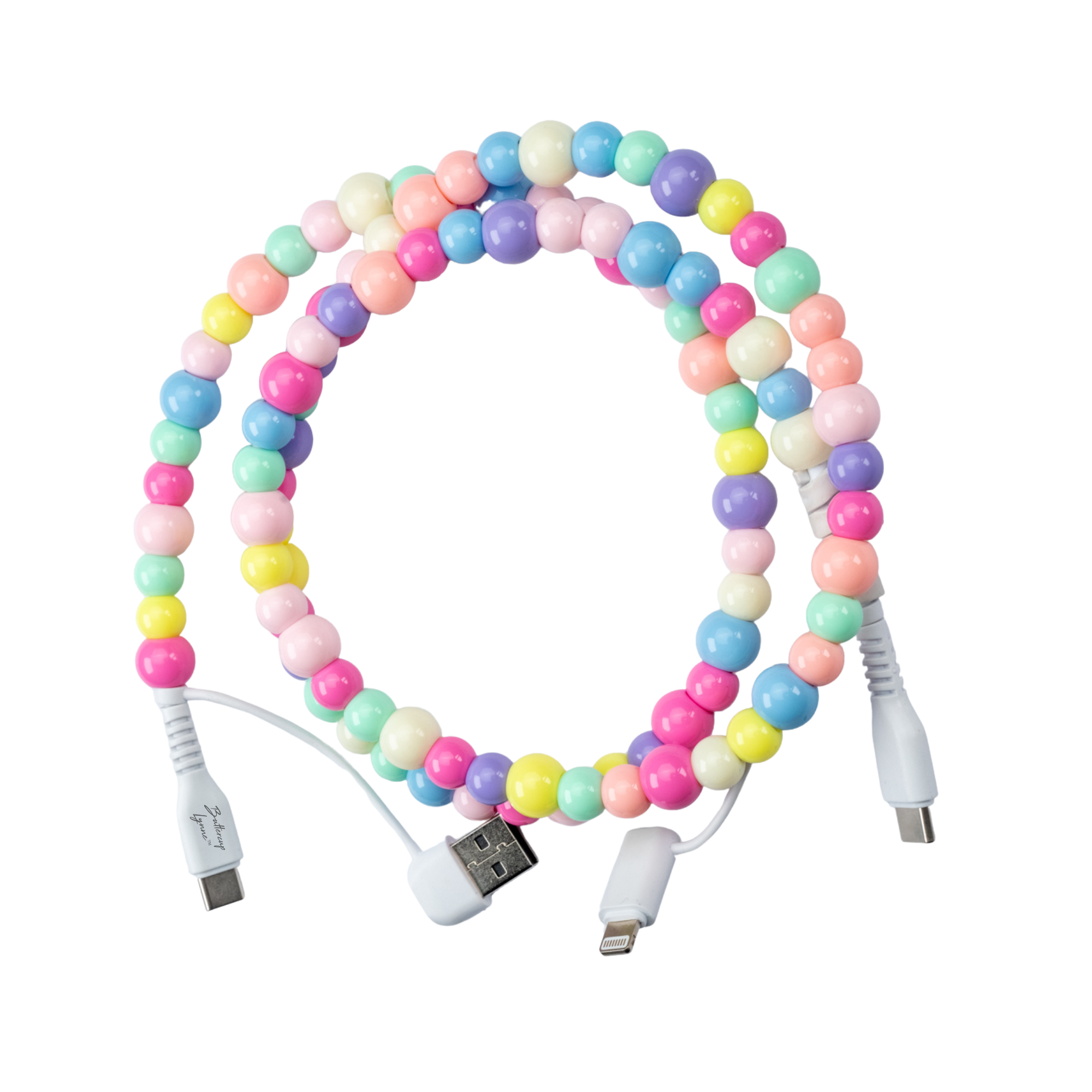 Buttercup 4-in-1 Beaded Charging Cord