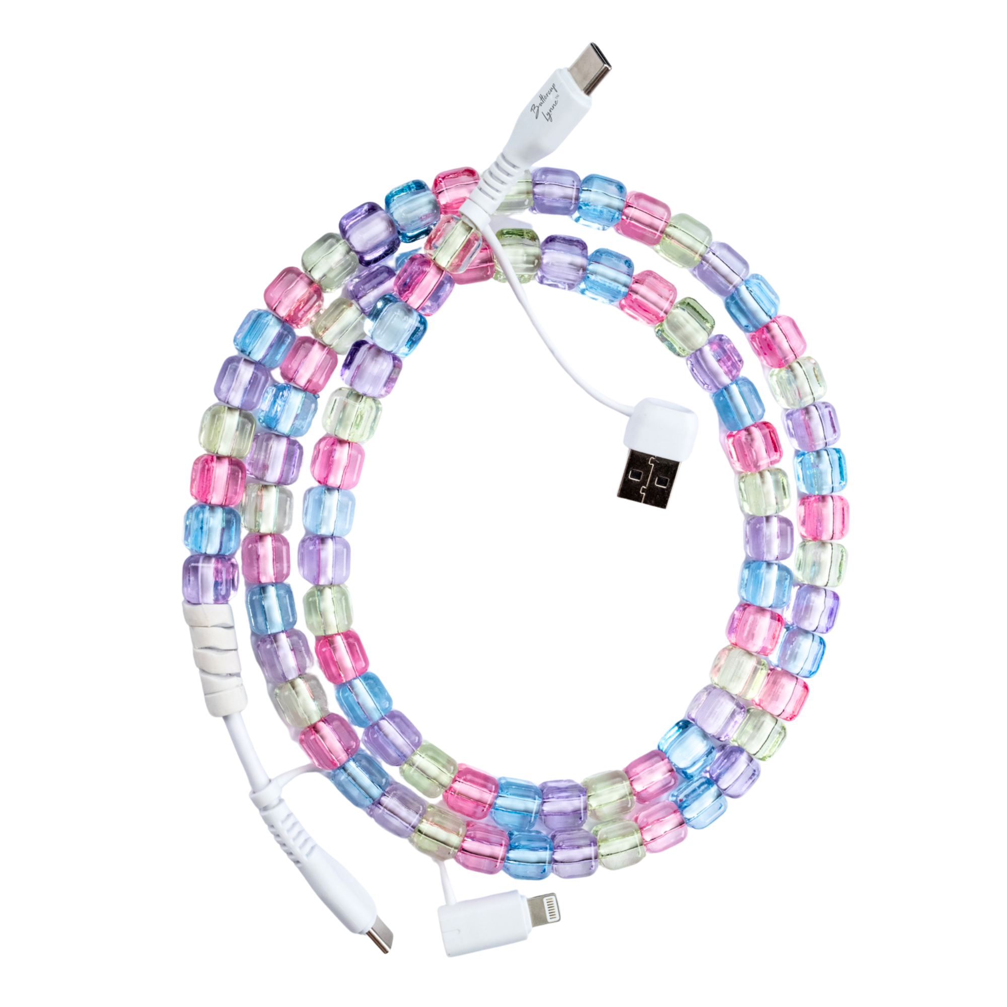 Buttercup 4-in-1 Beaded Charging Cord