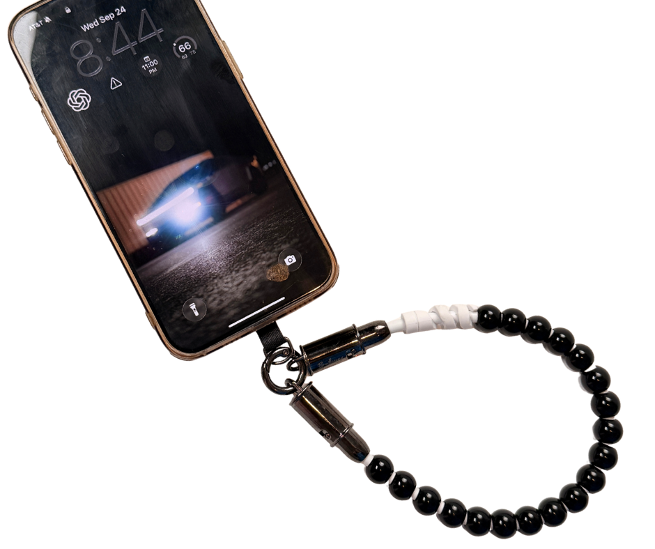 Buttercup Beaded Phone Charging Wristlet Strap