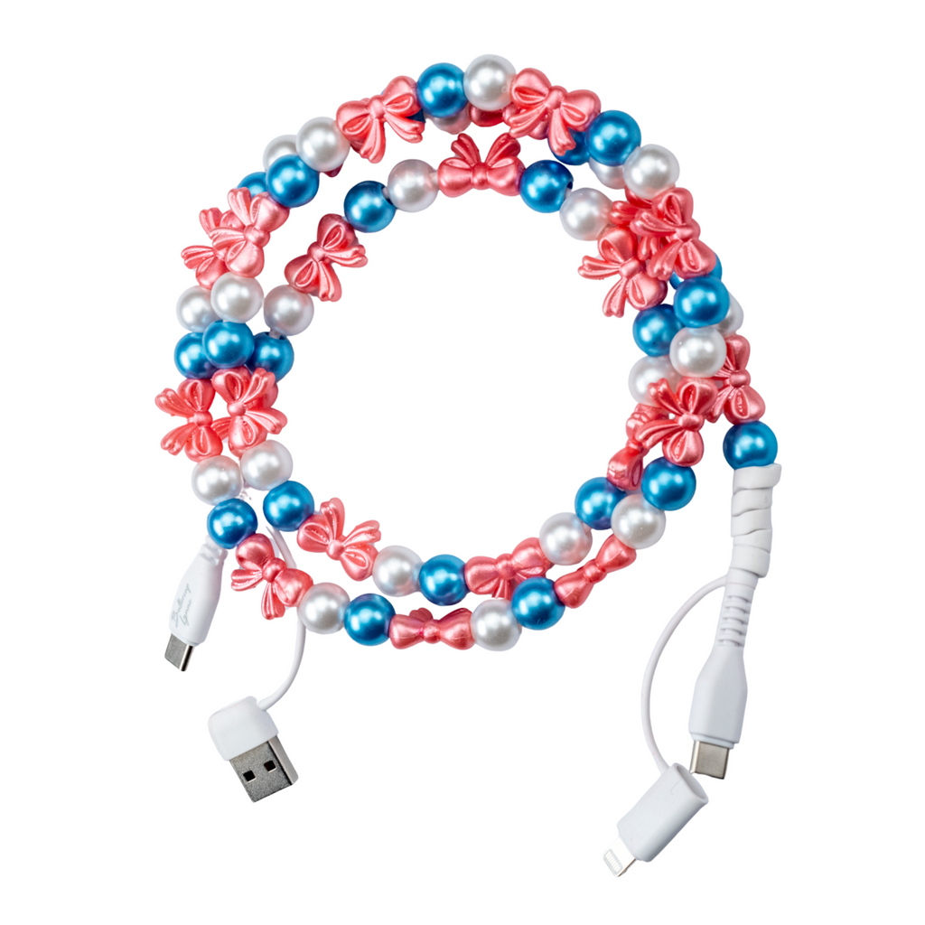 Buttercup 4-in-1 Beaded Charging Cord