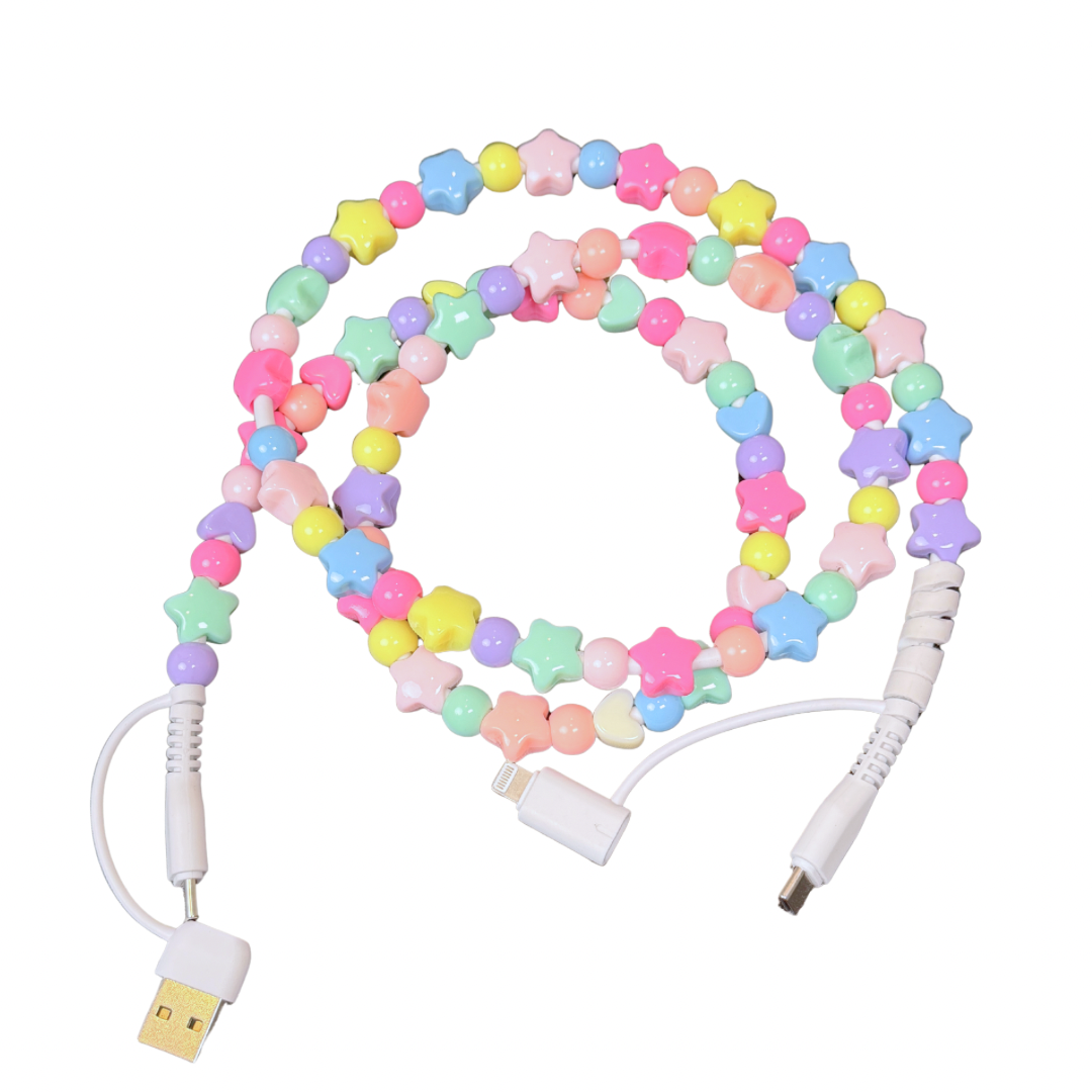 Buttercup 4-in-1 Beaded Charging Cord