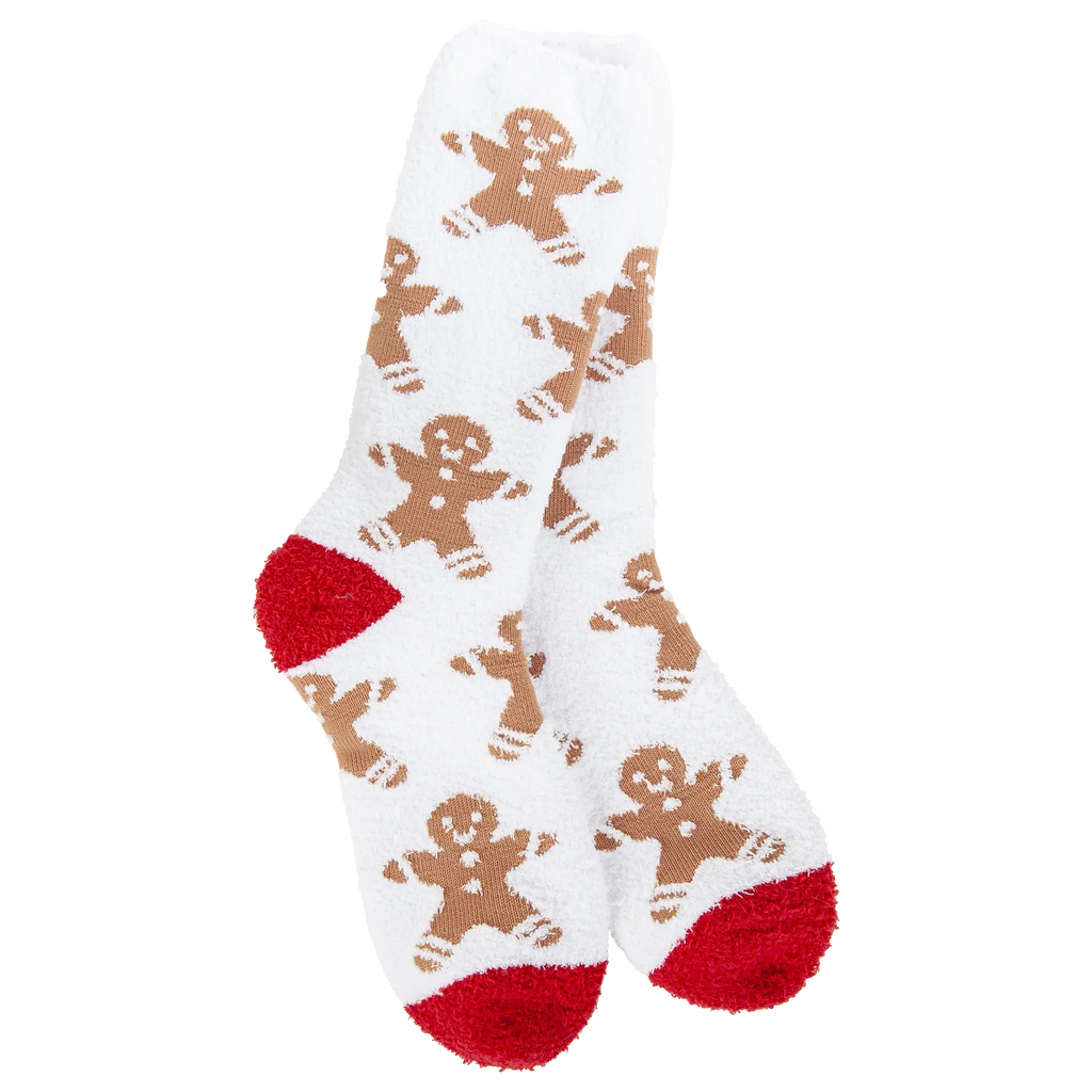 Holiday Cozy Crew Socks – Ginger Snap, Holiday Bug & Holiday Forest by World’s Softest Socks