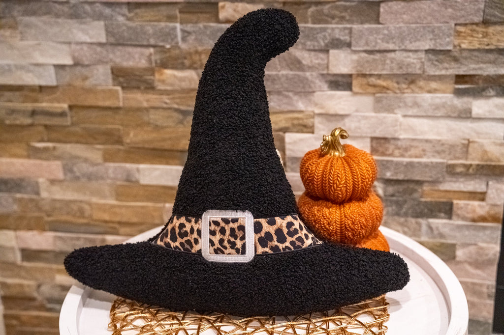 Hocus Pocus Leopard Hat Pillow