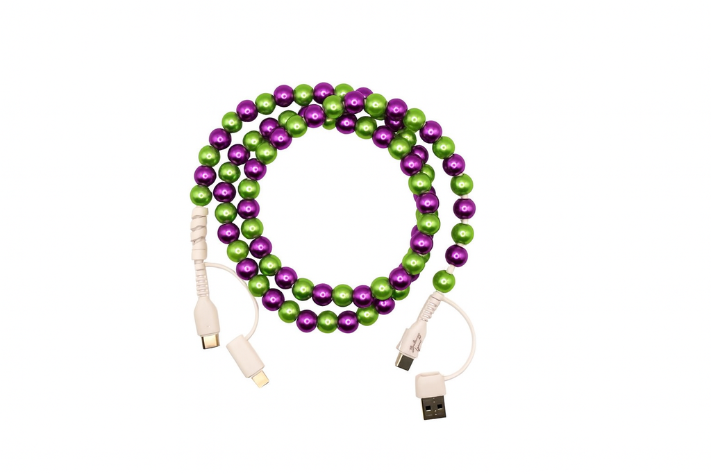Buttercup 4-in-1 Beaded Charging Cord