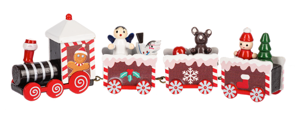 Christmas Gingerbread Train Figurine