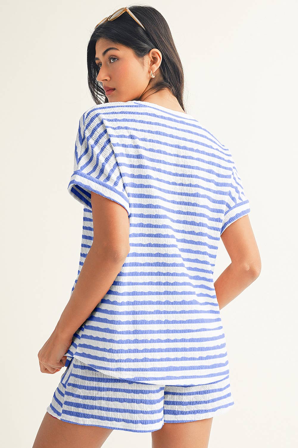 LDC Daily Shift Stripe Print Set