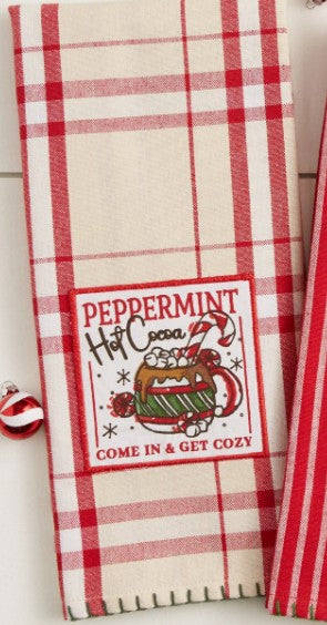 Holly Jolly Cookie Co Embellished Dishtowel