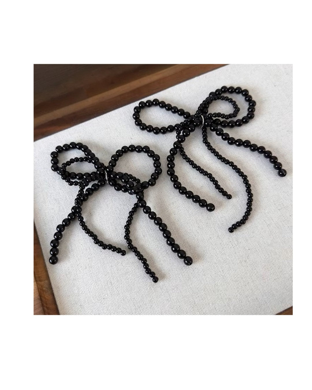 Pearl Bow Shoe Charm Set